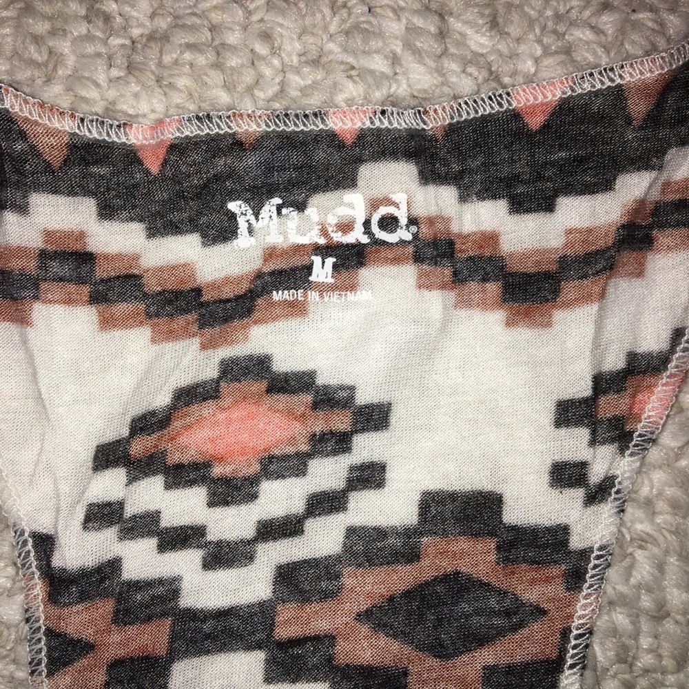 Mudd Racerback Flowy Tank Top - Picture 2 of 4